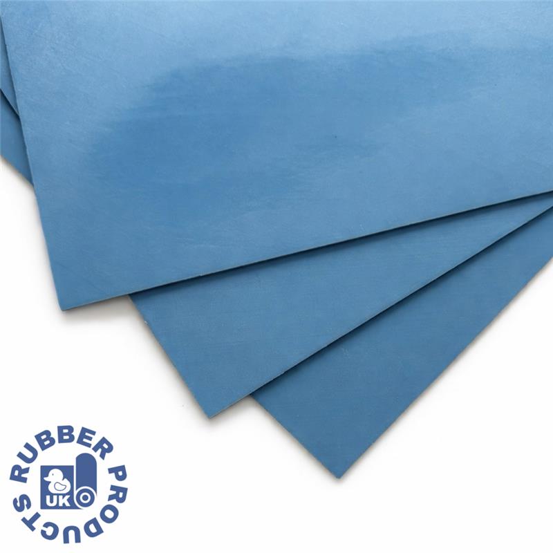6mm Thick Blue 60 shore Silicone Sheeting